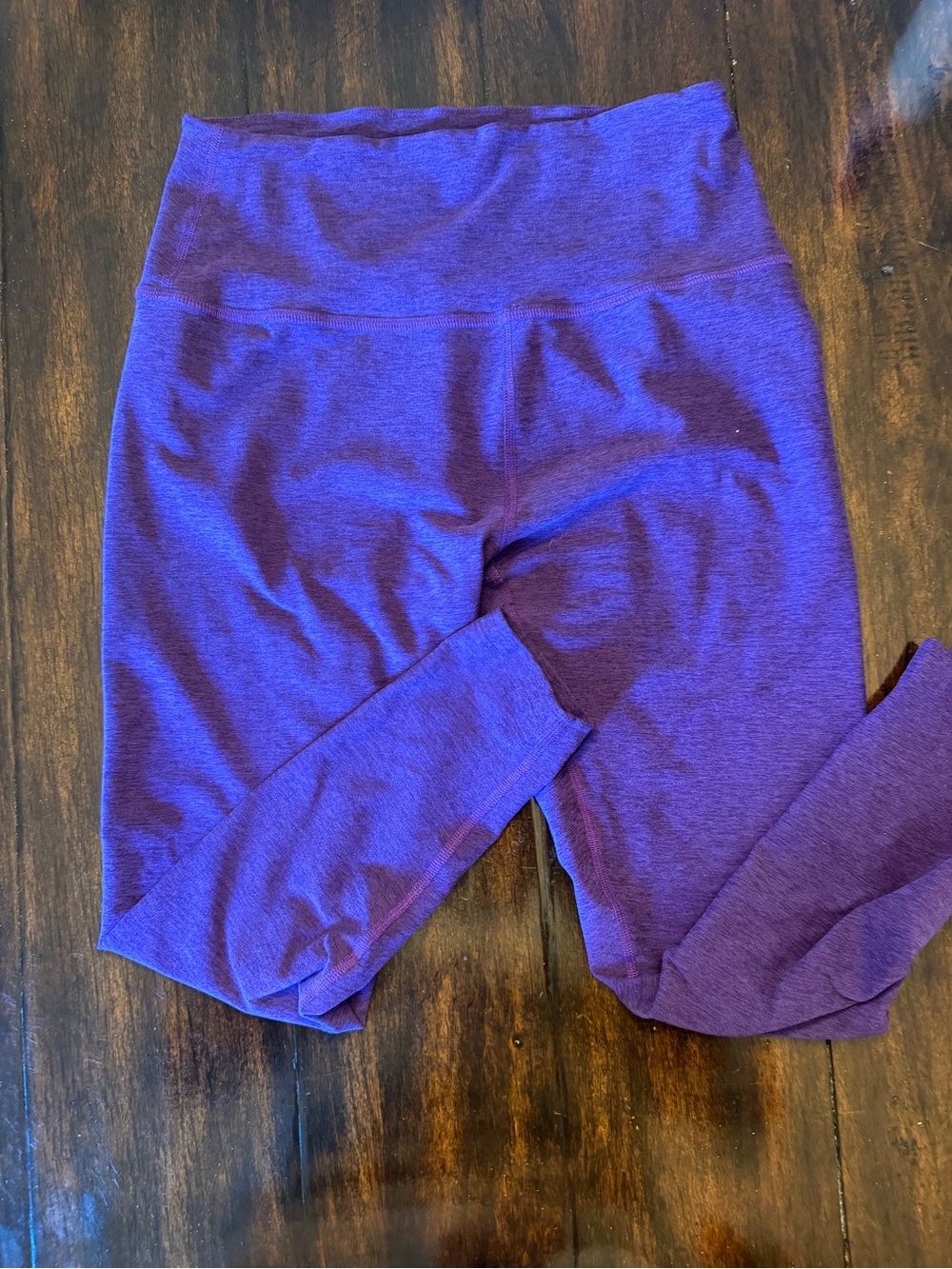 Beyond Yoga Purple Seamless High-Waist Leggings